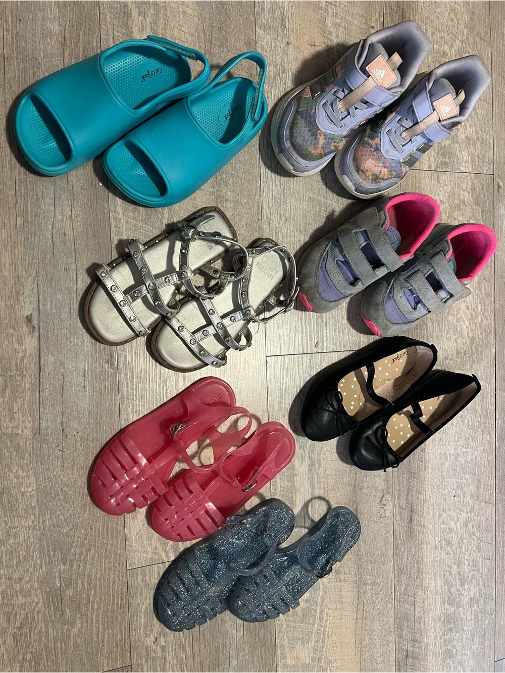 Bundle of Girls Size 12C Shoes and Sandals